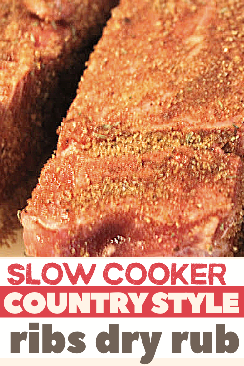 Slow cooker country style ribs dry rub recipe