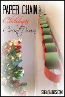 Paper Chain Christmas Countdown by Sugar Aunts