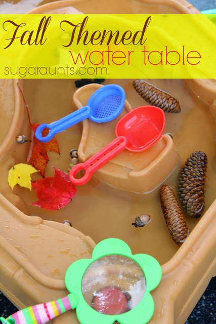 Fall Themed Water Table
