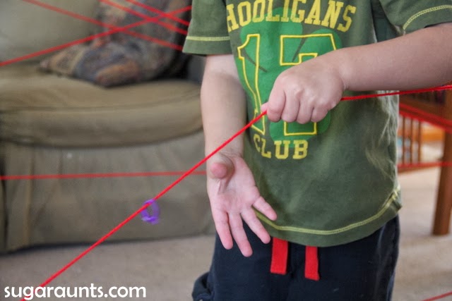 Motor Planning Spider Web Maze with Fine Motor and Eye-hand coordination