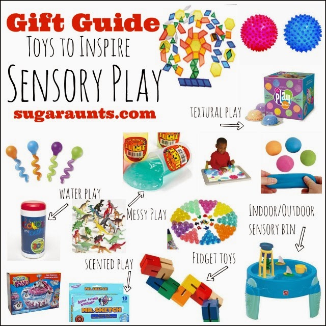 Juguetes sensoriales e ideas de herramientas sensoriales para niños