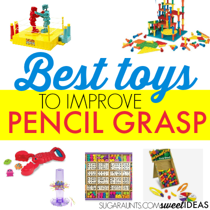 Los mejores juguetes e ideas para ayudar a los niños a mejorar su agarre del lápiz