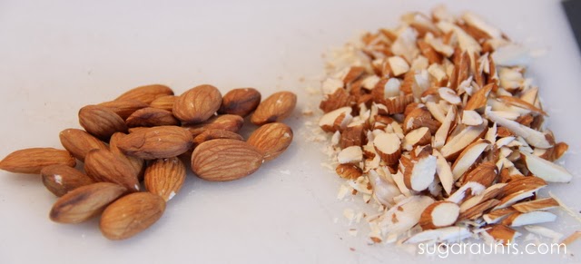 This granola recipe includes super foods like almonds.