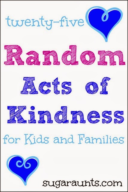 Ideas for acts of kindness for kids