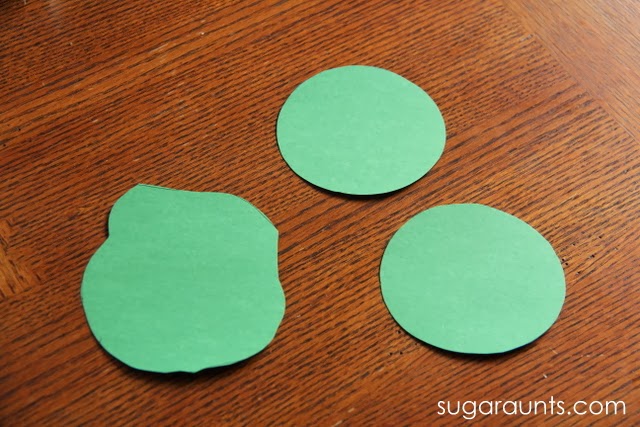 Cut circles for a Cherry blossom tree 