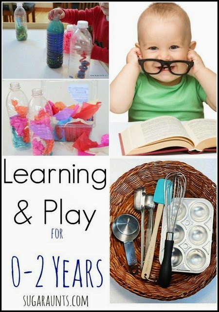 Great ideas for playful learning in 0-2 years old.