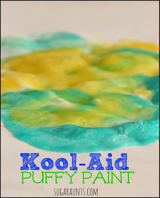 Receta de pintura hinchada Kool-Aid