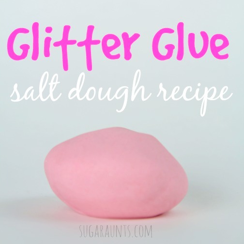 Play dough recipe using salt dough and glue