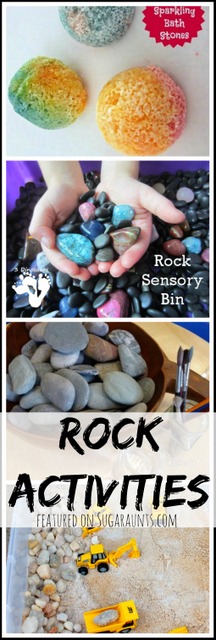 Activities for Playing and learning with rocks