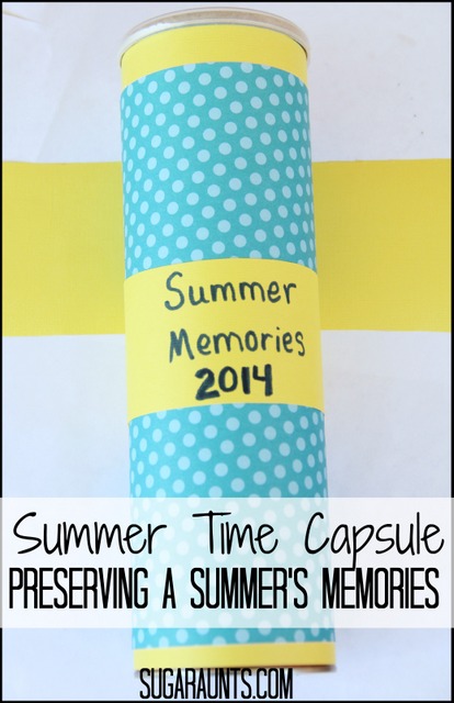 Preserve summer memories with a time capsule craft for kids
