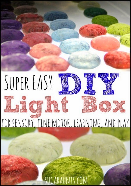 What is a light box used for? Sensory, learning, fine motor, and play