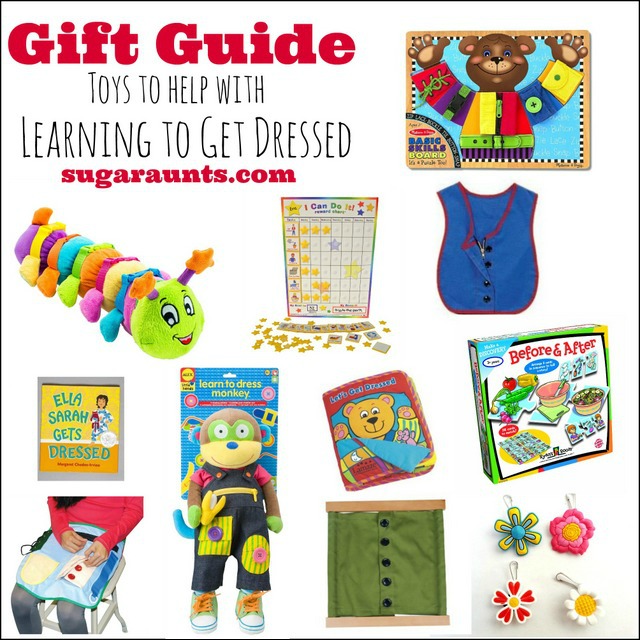 gift guide toys for helping kids to learn to dress themselves independently