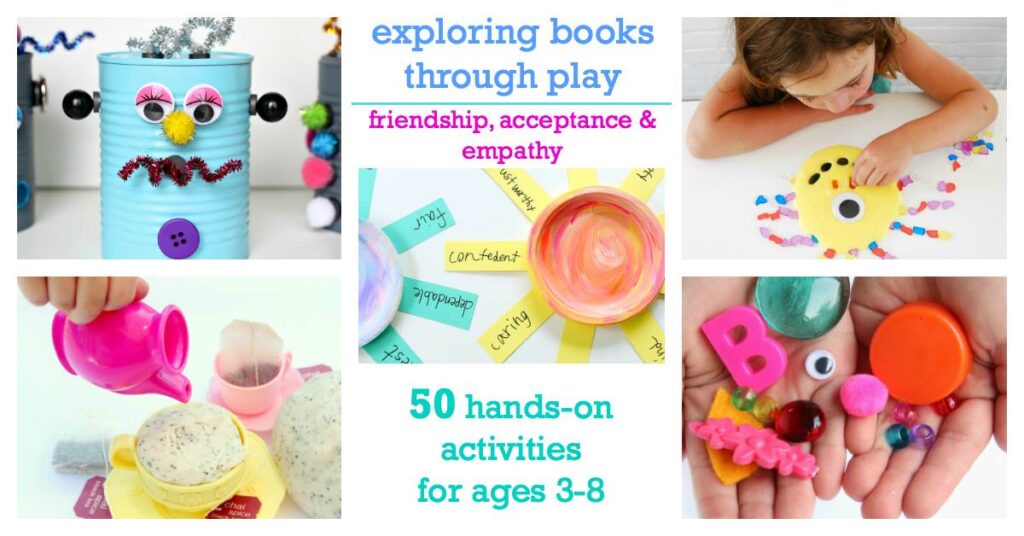 hands-on activities to explore social emotional development through children's books.