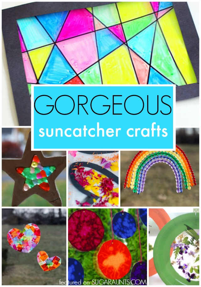 Gorgeous Suncatcher crafts for kids