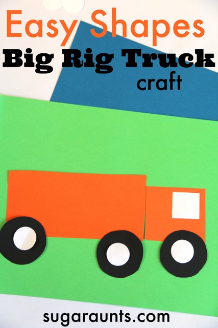 Big rig truck craft