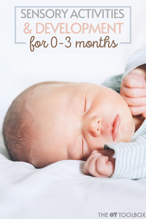 Actividades sensoriales para bebés de 0 a 3 meses