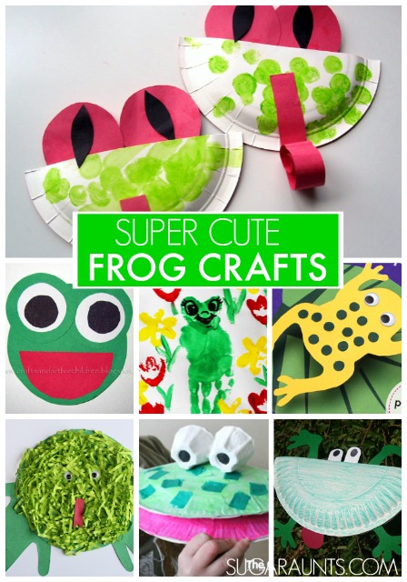 Use these cute frog crafts to develop fine motor skills, scissor skills, precision, and refined grasp. Includes paper plate frogs and more. 