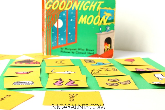 Memory game inspired by the book, Goodnight Moon