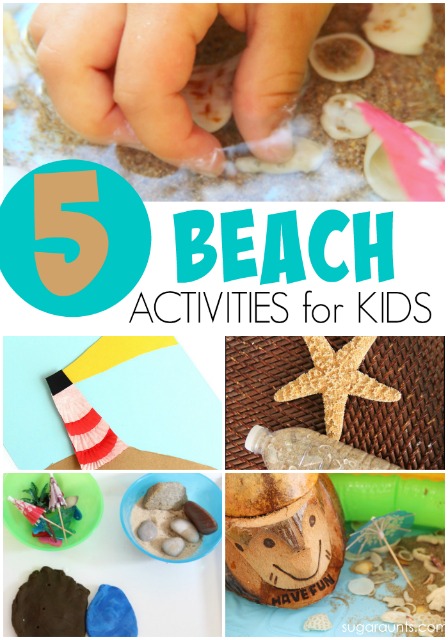 Beach activities for kids and families.  Do these fun ideas before going to the shore this summer!
