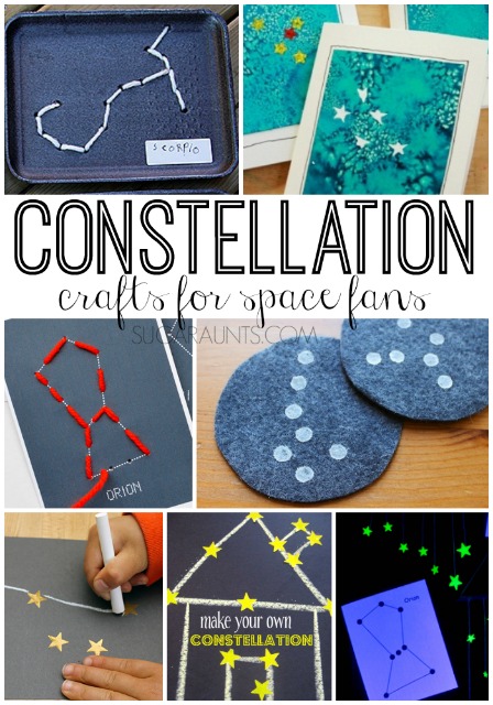 A los niños les encantarán estas manualidades sobre las constelaciones.  