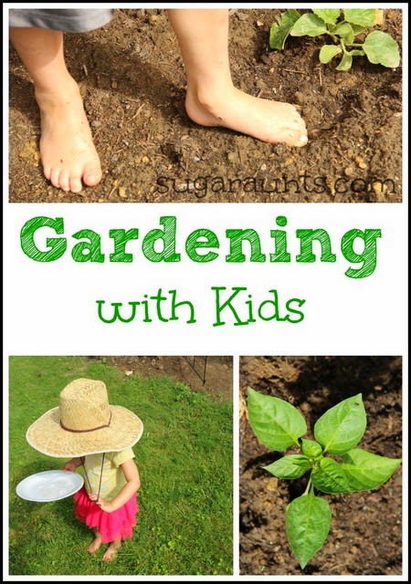 Gardening with kids.  Make these small adjustments to your garden to make it a sensory sanctuary in your own backyard!