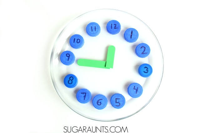 Teach kids how to tell time on a clock with multisensory clocks