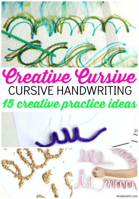 Teach kids how to learn to write in cursive handwriting with a Cursive handwriting Journal, using creative cursive practice ideas. Tips from an Occupational Therapist.