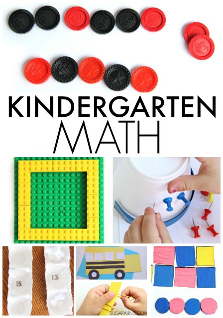 Ideas de matemáticas para el jardín de infancia