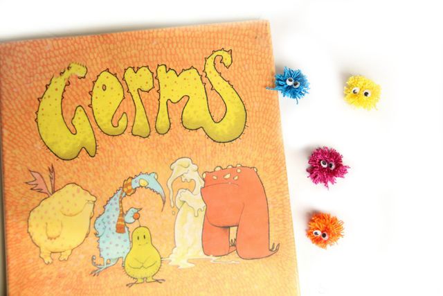 Use this germ book and germ craft to teach kids about how germs spread.