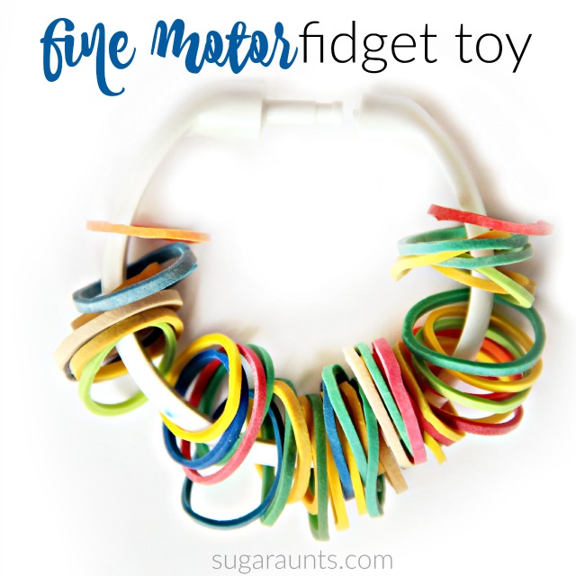 Visual Scanning Activity for fine motor skills and visual scanning in so many functional tasks like reading, word searches, puzzles. This visual motor activity creates a fidget toy to help sensory seekers with fidgeting, too.