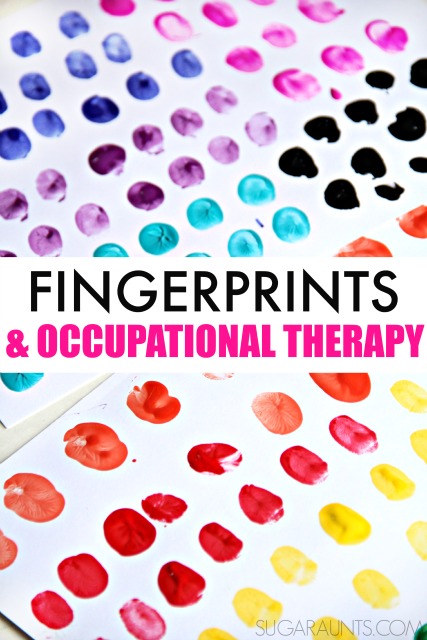Finger isolation activities and fingerprint fine motor activities for kids to work on developing fine motor skills needed in functional tasks like handwriting, playing instruments, shoe tying, and typing.