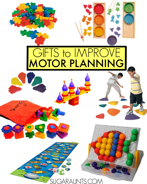 Motor planning toys and games