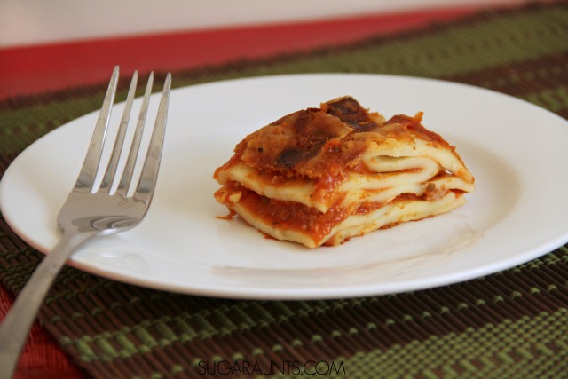 Lasagna dinner for busy families