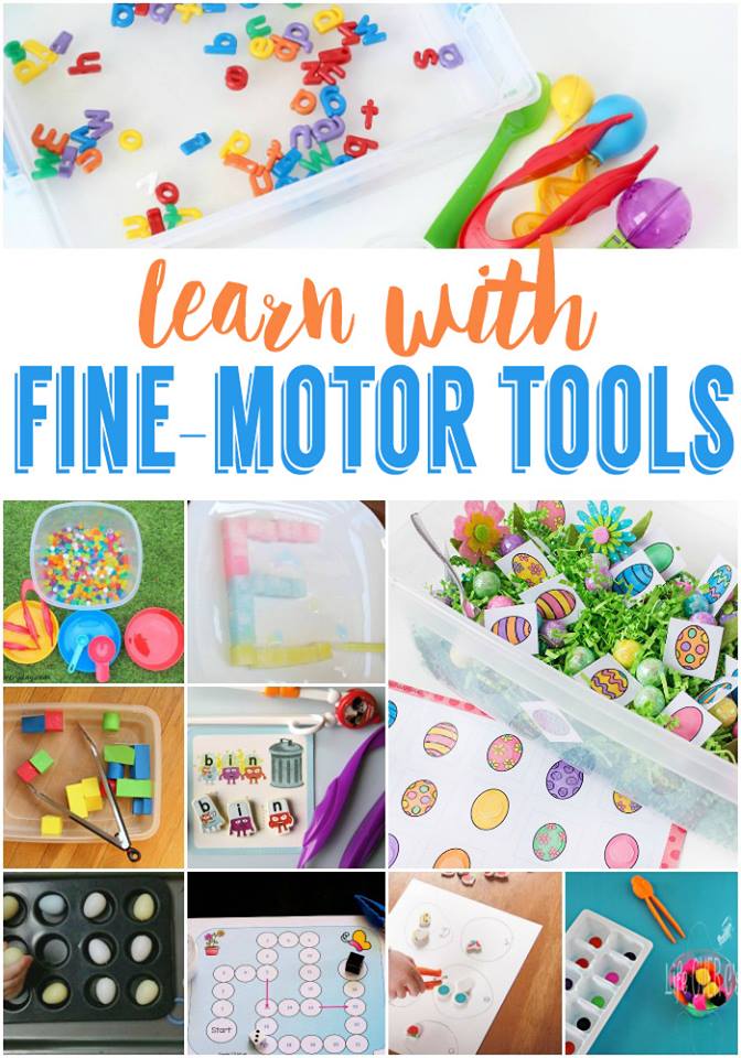 Learning with fine motor tools