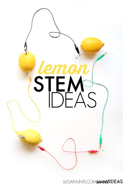 Lemon STEM ideas for kids
