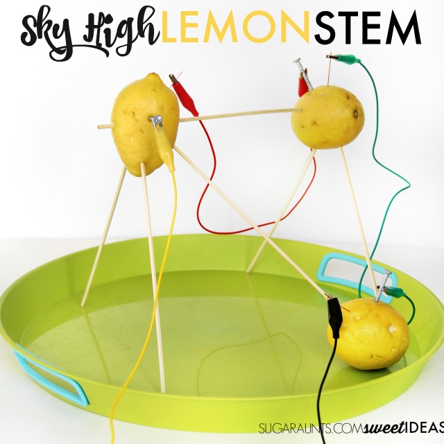 Ideas de experimentos científicos STEM con limones para niños