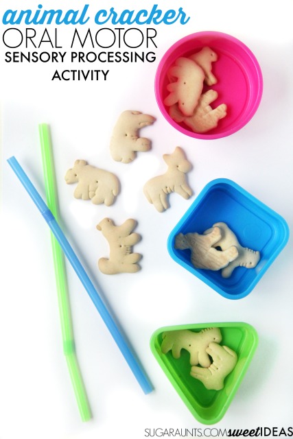 Oral sensory processing oral motor activity that is perfect for sensory input like proprioception for calming activities and self regulation activities as well as oral motor exercises for weak cheek mussels or weak lip closure and tongue protrusion.