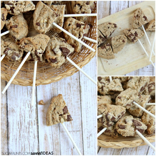 Easy cookie pop snack idea for kids