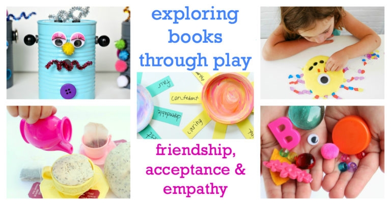 Books and activities about empathy, love, friendship for kids