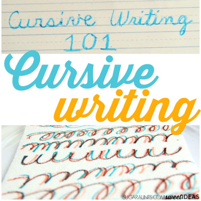 How to teach cursive letters to kids and students with creative tricks and tips