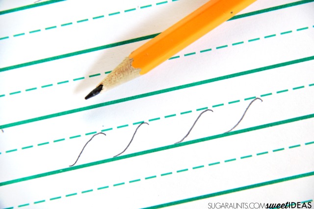 Tips and ideas for teaching kids how to write in cursive and learn to make letter c in cursive.