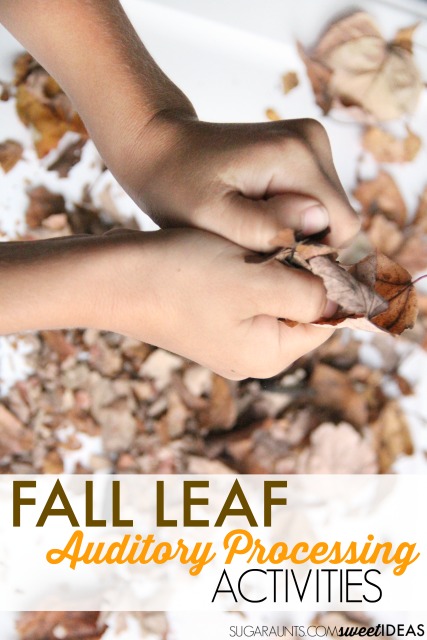 fall leaf activities for auditory processing