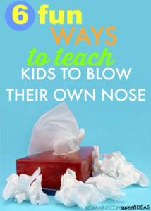 Teach kids to blow their nose