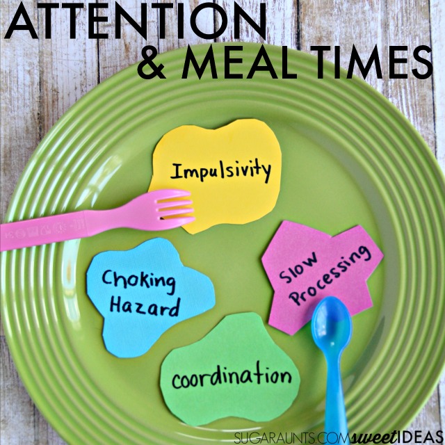 Use these tips from an Occupational Therapist to help kids with attention, behavior, and meal time problems.