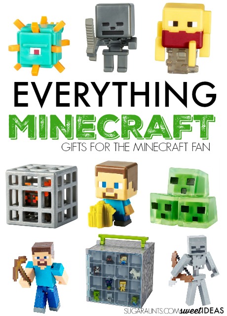 Everything you need for your minecraft fan this holiday season. use these minecraft ideas for gifts.
