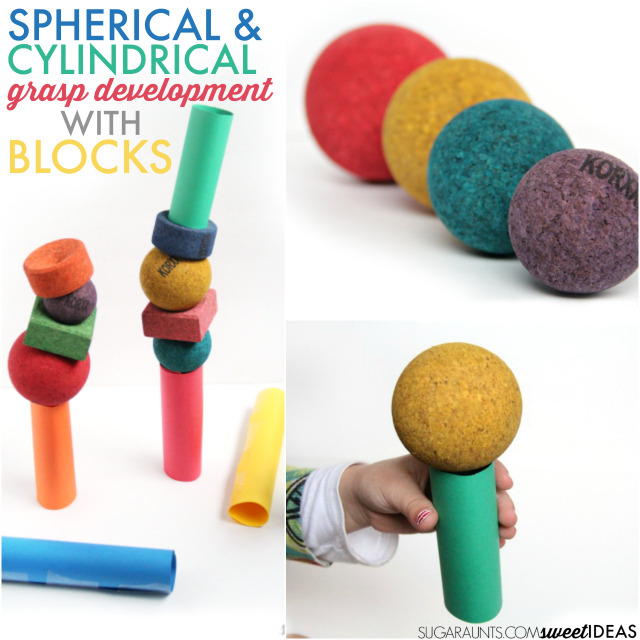 Cylindrical and spherical grasp development and KORXX blocks