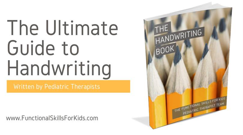 El libro de la escritura para padres, profesores y terapeutas ocupacionales