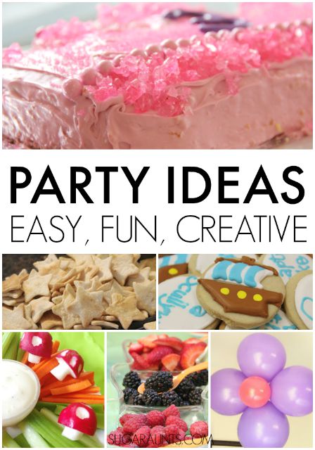 Party ideas for kids' birthday parties, themed play dates, and celebrating special little ones.