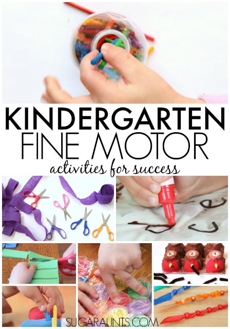 Kindergarten Fine Motor activities