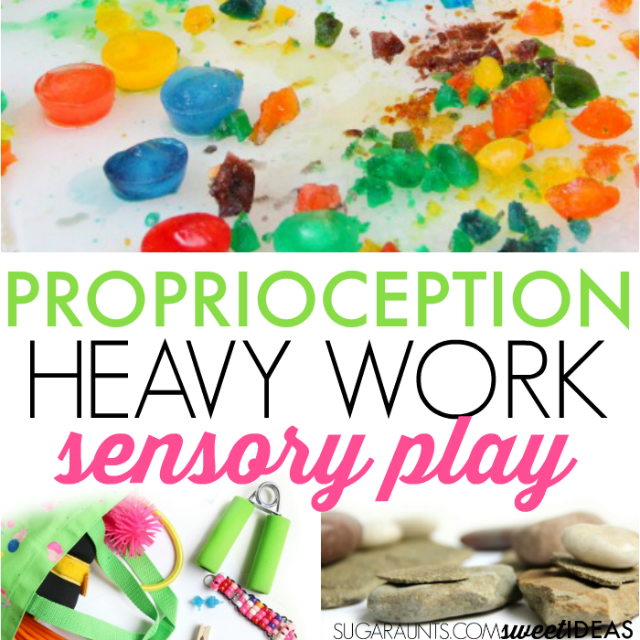 Proprioception sensory play ideas for kids